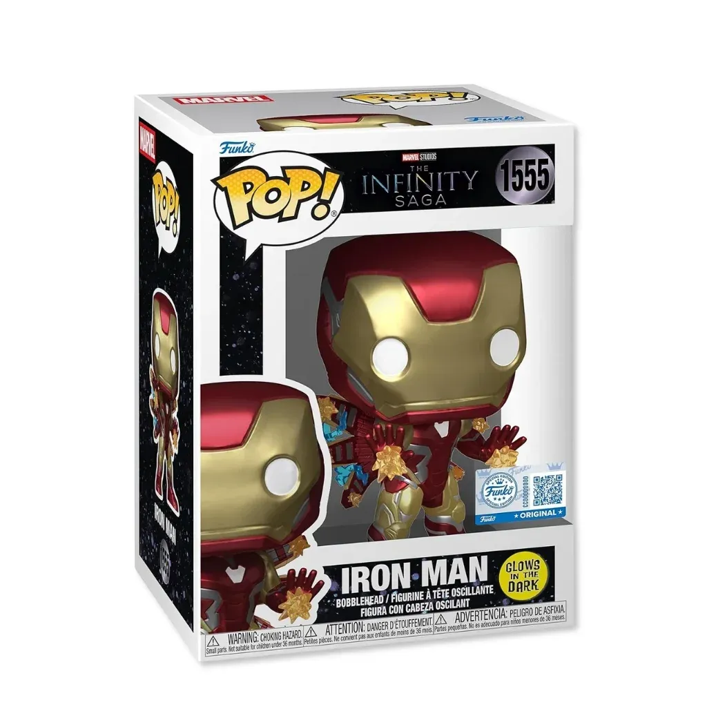 Funko Pop! Marvel: The Infinity Saga – Iron Man (GITD) #1555 - Zagreb