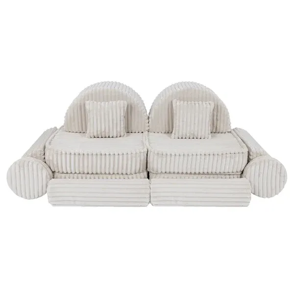 modularna sofa - bijela - slika 11