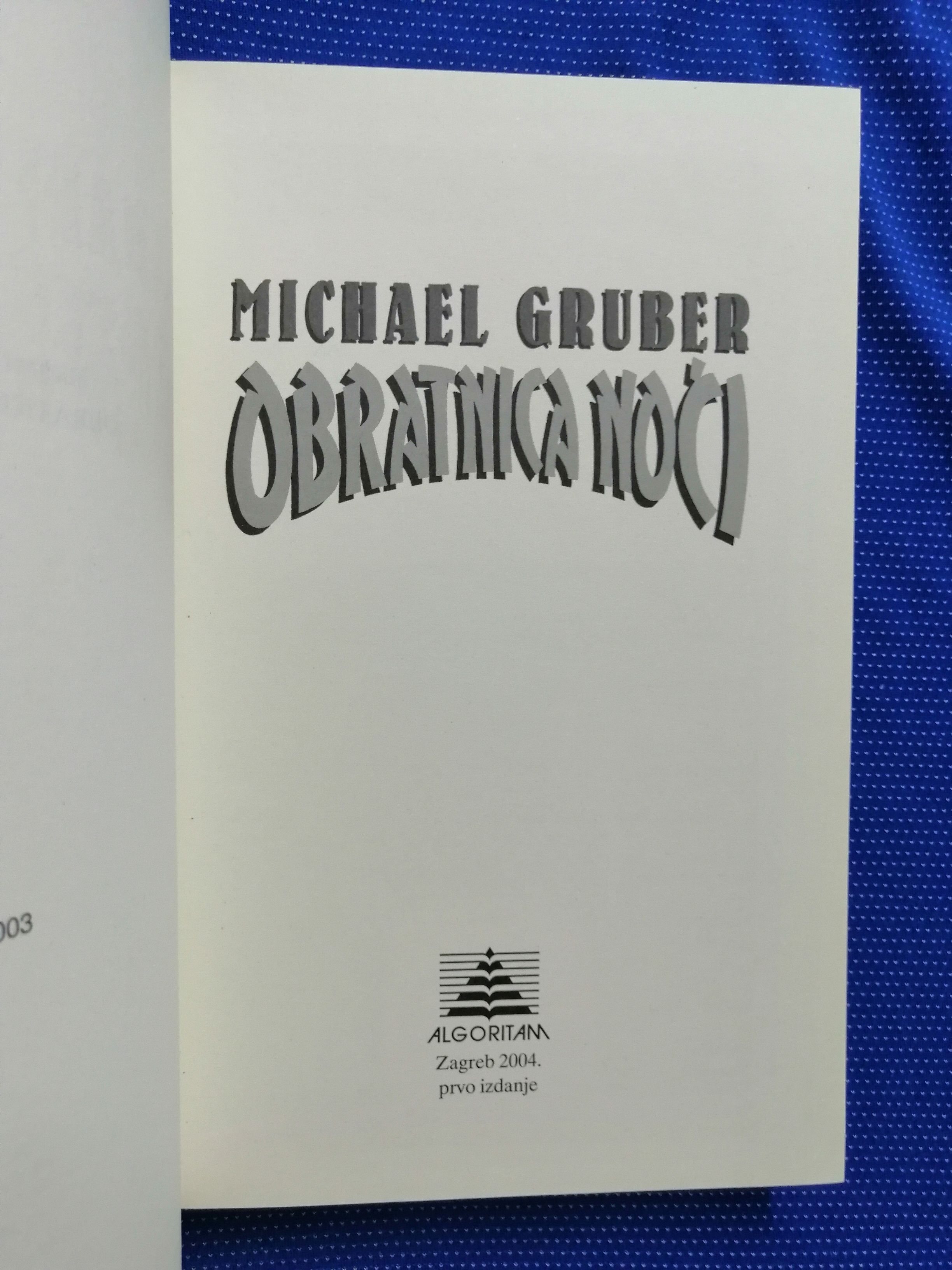michael gruber – obratnica noći - slika 2
