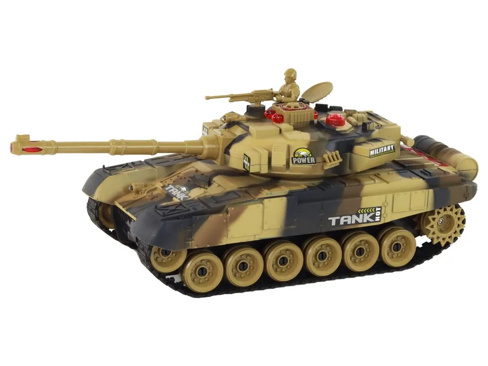 remote controlled fighting tanks set war tank rc battle infrared - slika 2