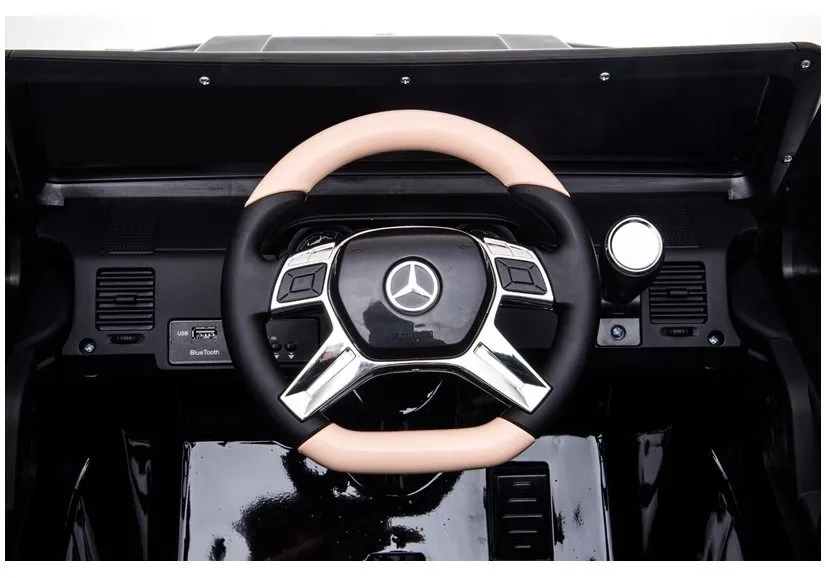 licencirani auto na akumulator maybach mercedes a100 - crni/lakirani - slika 9
