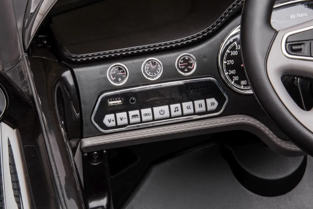 licencirani auto na akumulator bentley mulsanne - crni/lakirani - slika 10