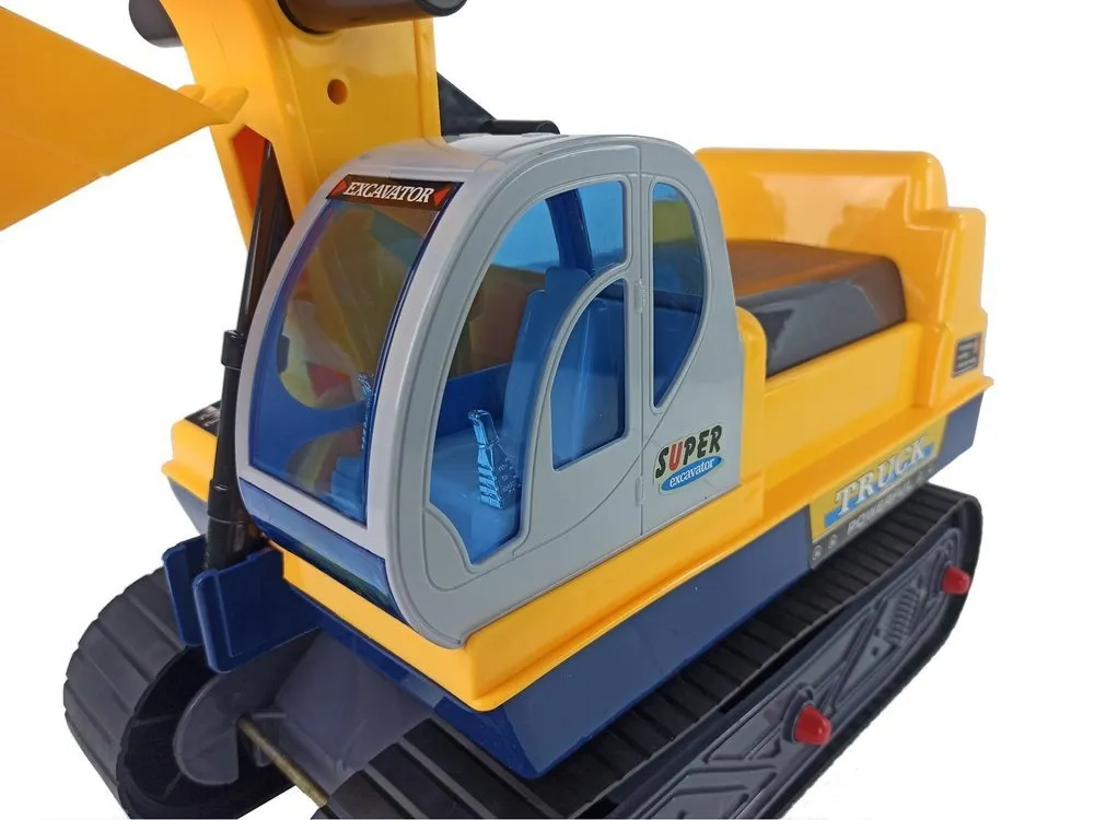 dječja guralica construction rider - žuta - slika 11