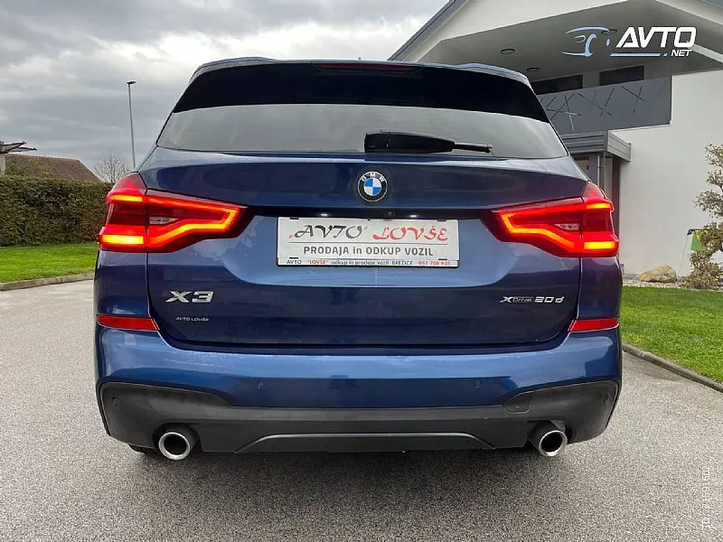 bmw x3 serije: xdrive20d m-sport-1 owner-led-kamera-alu-navi - slika 8