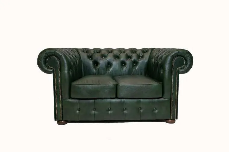 Chesterfield Dvosjed Class Leather | 2-sjedišta | Cloudy Green - Ježdovec, Zagreb