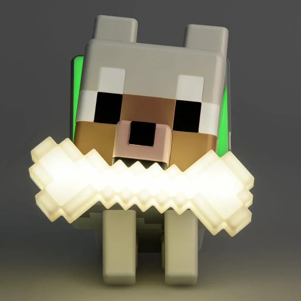 paladone globuddies minecraft wolf light - slika 2