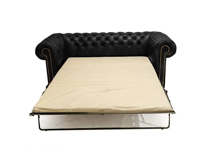 Chesterfield Trosjed Ležaj Class Leather | 3-sjedišta - Ježdovec, Zagreb