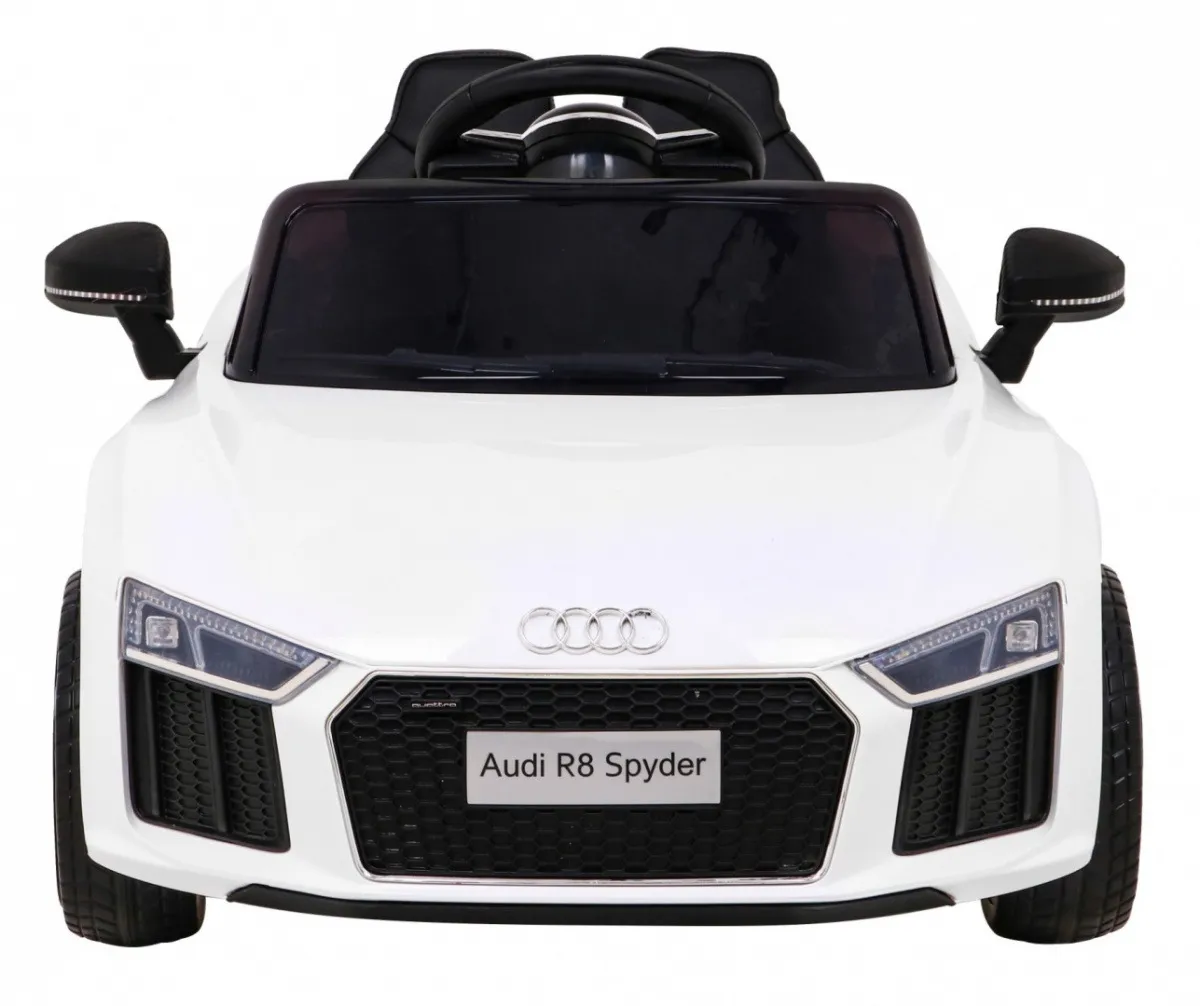 licencirani auto na akumulator audi r8 - bijeli - slika 13