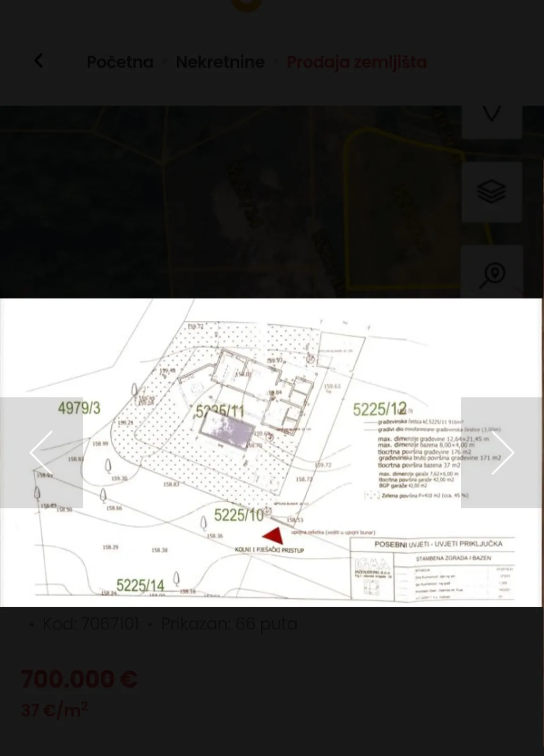 građevinsko 916 m² pravomoćna dozvola za vilu s bazenom–gradnja odmah - slika 6
