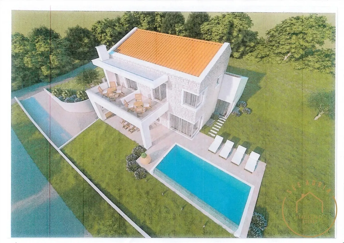 građevinsko zemljište sa projektom, brtonigla - slika 2