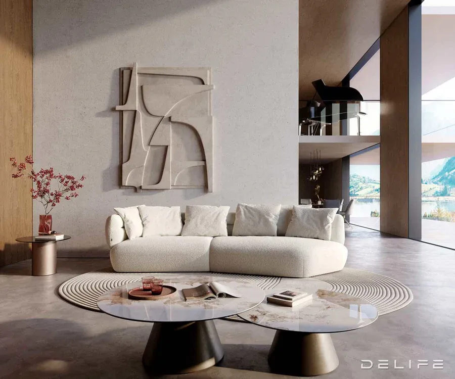 sofa roya 320x138cm, materijal: boucle - slika 2