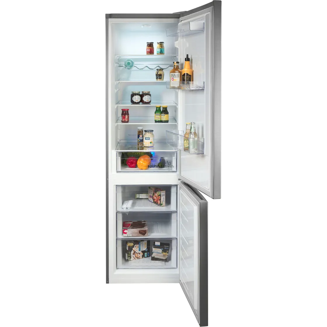 beko kombinacija hladnjak/zamrzivač rcsa406k60xbn, harvestfresh - slika 11