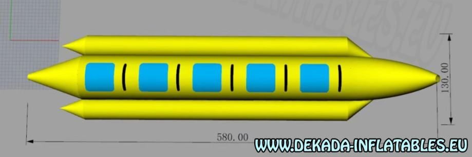 napuhanac banana za vodu - 6m - dostupno odmah - slika 2