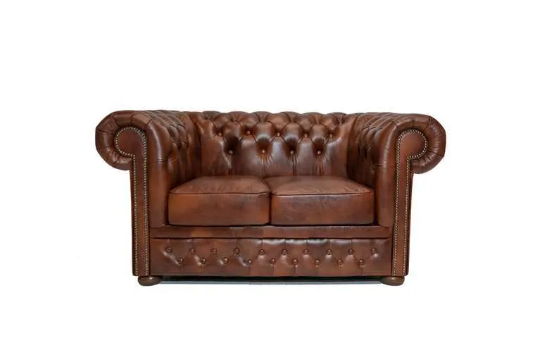 Chesterfield Dvosjed First Class Leather | 2-sjedišta | Cloudy Brown - Ježdovec, Zagreb