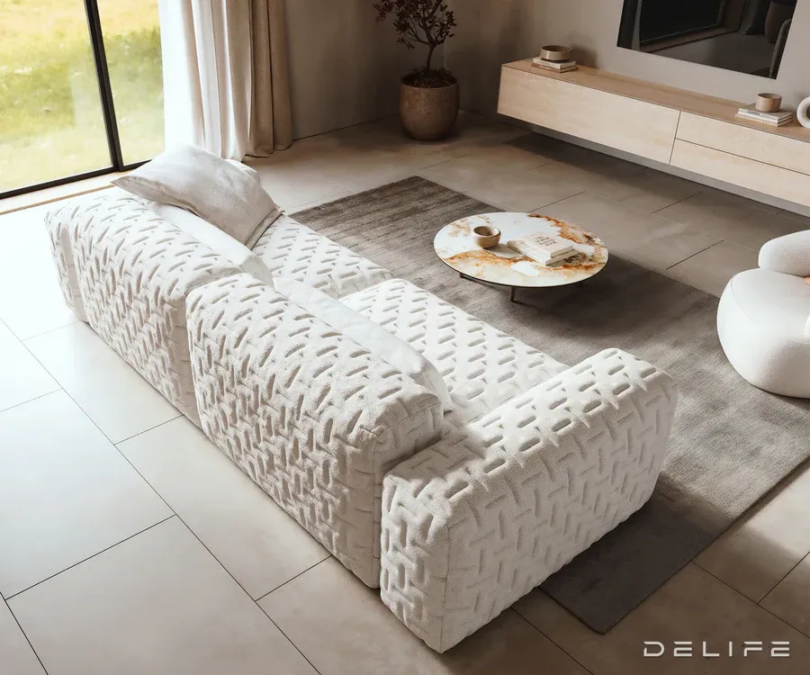 modularna sofa freestyle 280x110cm, materijal: boucle - slika 7