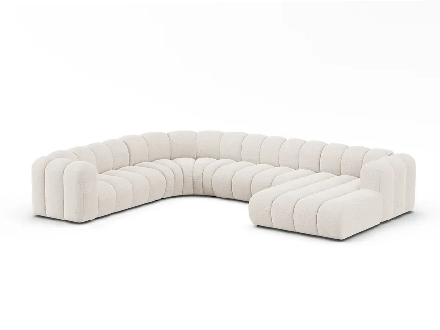kutna garnitura lupine 370x280cm, materijal: chenille eden - slika 2