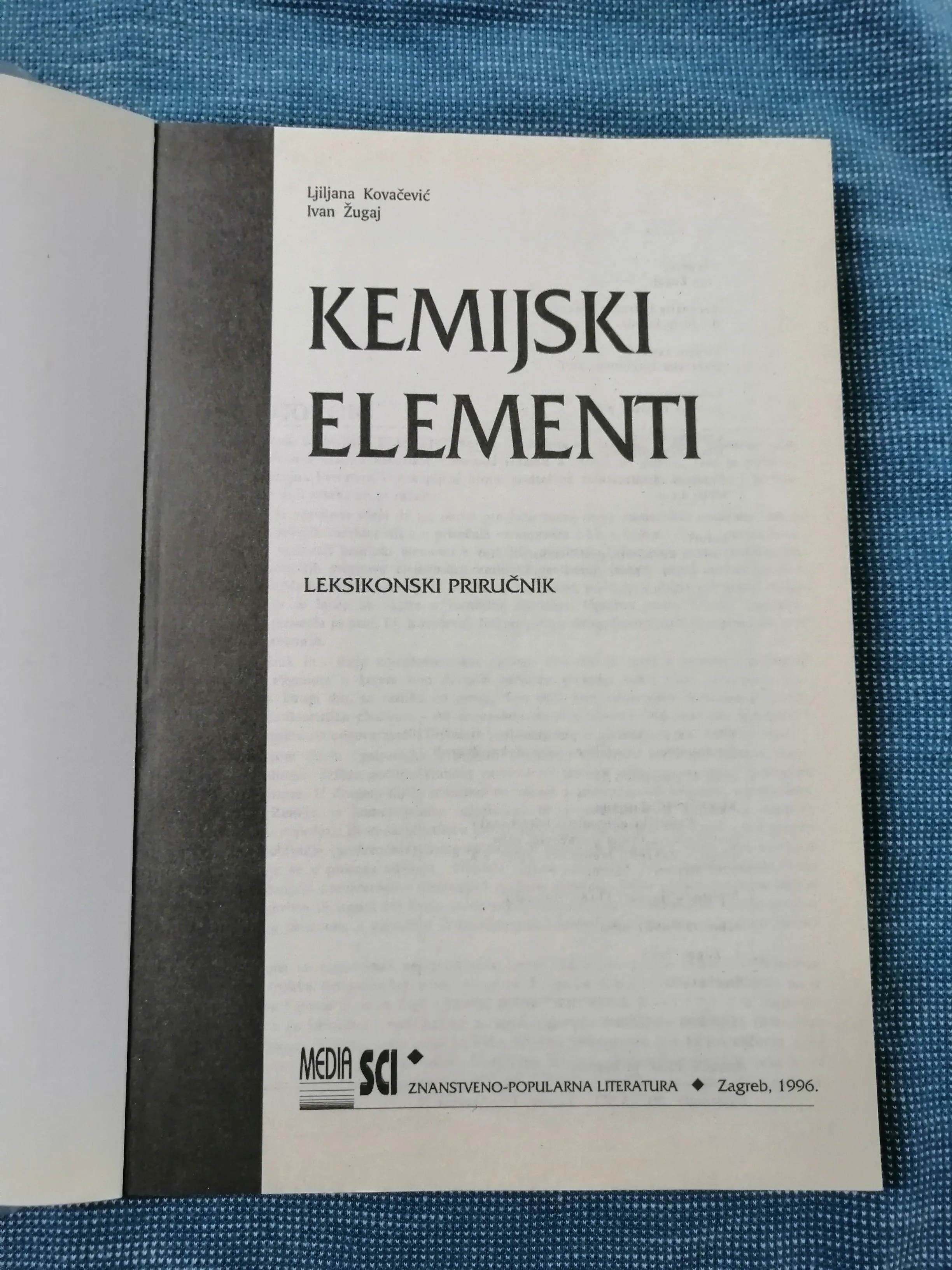 ljiljana kovačević, ivan žugaj – kemijski elementi - slika 2