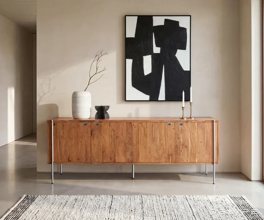 Komoda Rivoro 208x48cm, Materijal: Bagrem - Čakovec