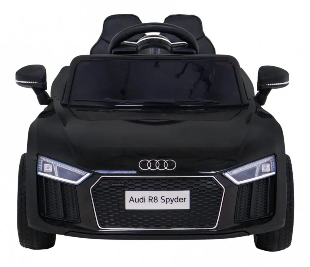 licencirani auto na akumulator audi r8 - crni - slika 11