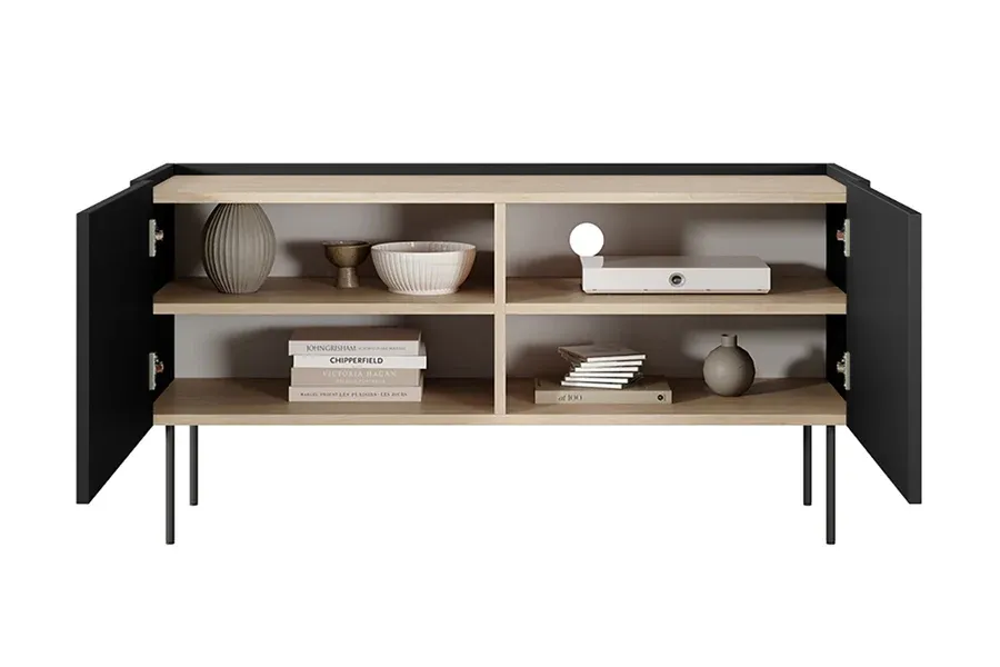 komoda desin 120cm, 2 vrata, materijal: mdf - slika 3
