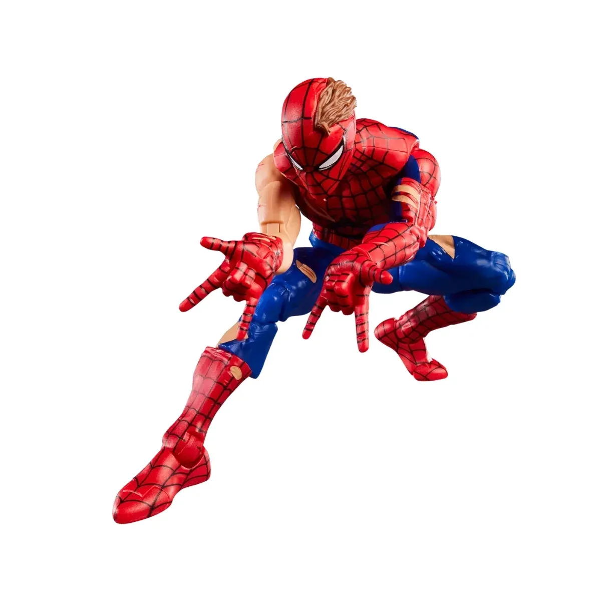 marvel legends series: mtg – battle-damaged spider-man figura, 15cm - slika 4