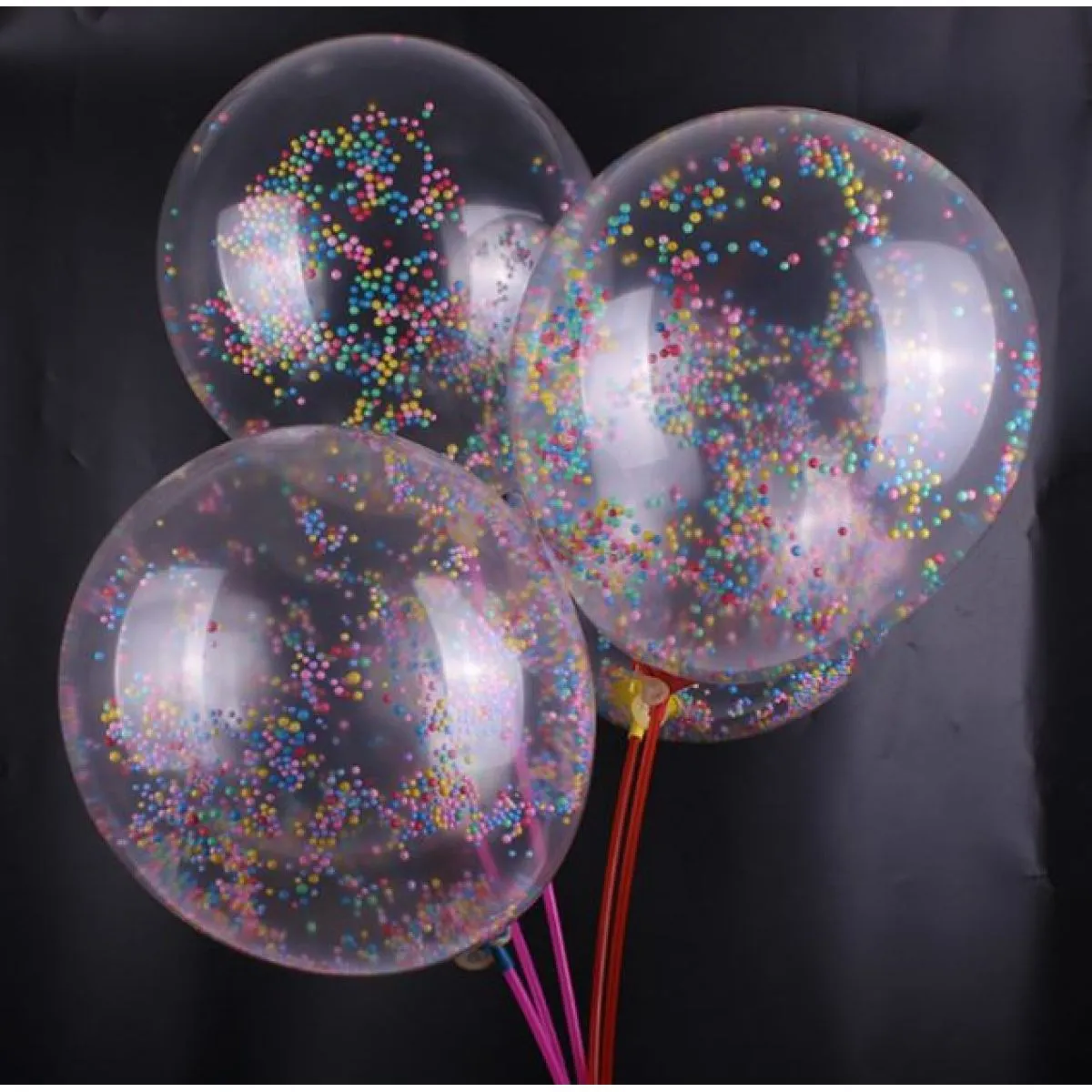 (25 komada paket) baloni punjeni lopticama 30cm - slika 6