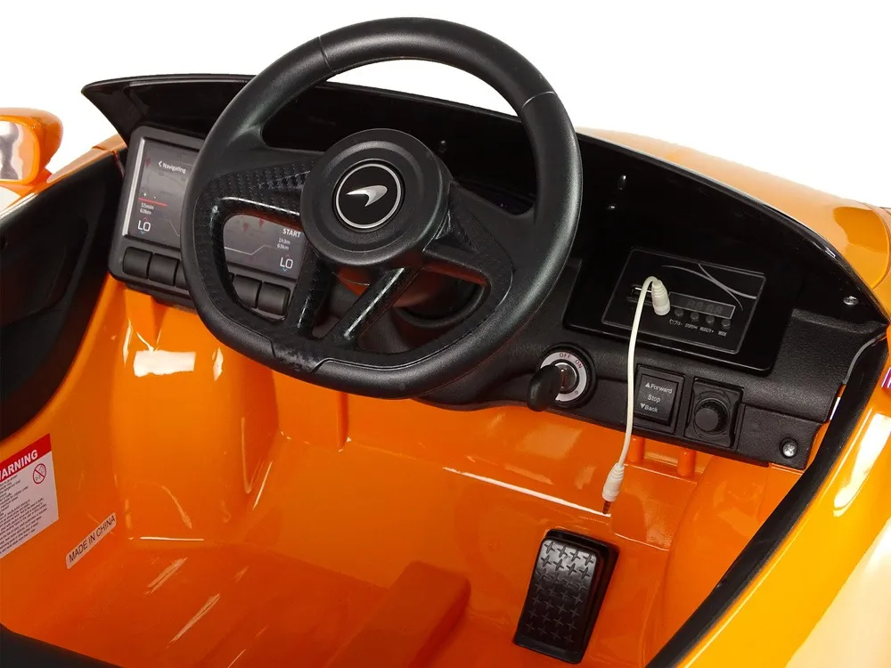 licencirani auto na akumulator mclaren gt 12v - narančasti/lakirani - slika 4