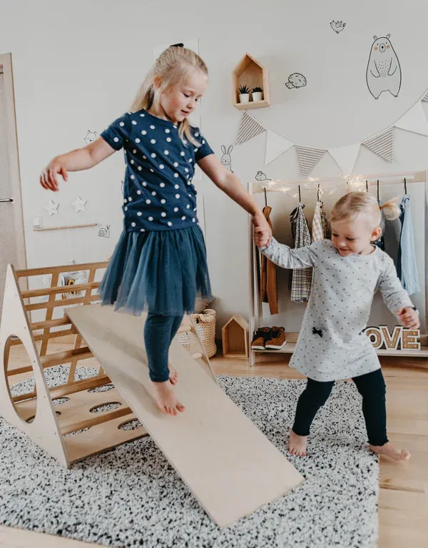 montessori penjalica s 3 kuta i rampom - slika 2