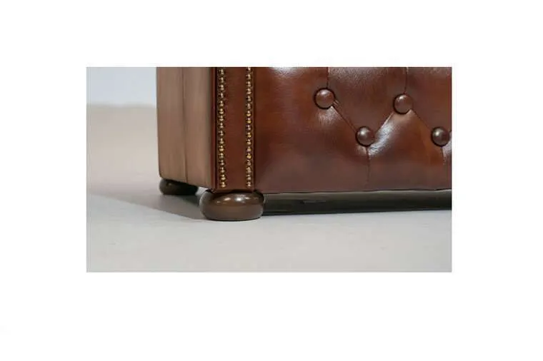 chesterfield fotelja first class leather | 1-sjedište | cloudy caramel - slika 3