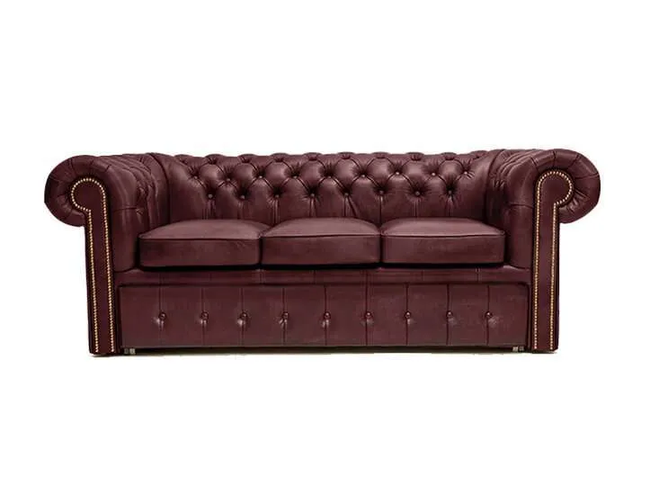 chesterfield trosjed ležaj class leather | 3-sjedišta - slika 3