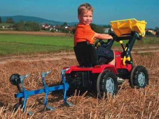 rolly toys priključak plug za traktore na pedale - slika 3