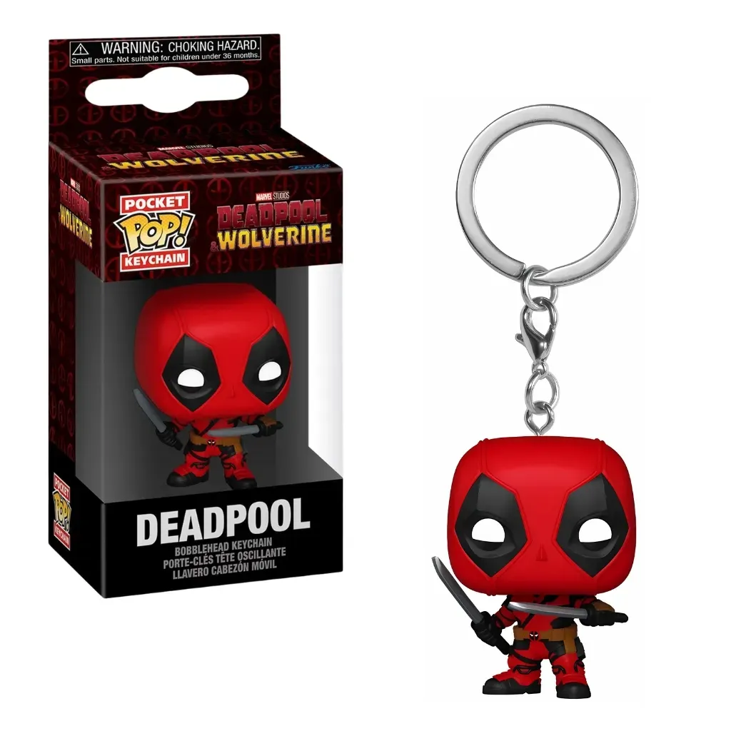 privjesak funko pocket pop!: deadpool & wolverine – deadpool - slika 3