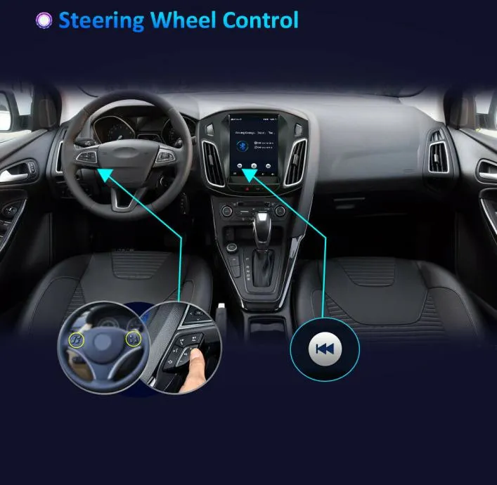 ford focus 2012 - 2017 tesla style original android gps wifi - slika 10