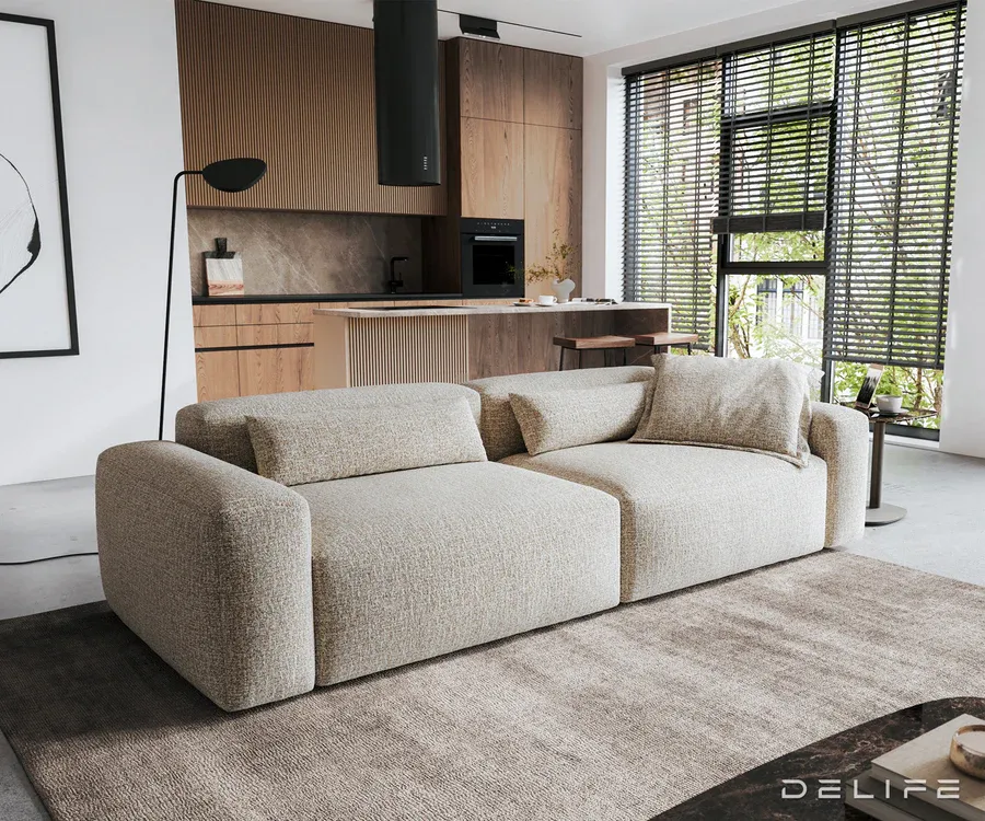 modularna sofa freestyle 280x110cm, materijal: tkanina - slika 2