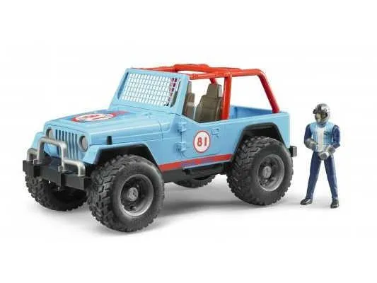 bruder auto jeep 4x4 plavi - slika 2