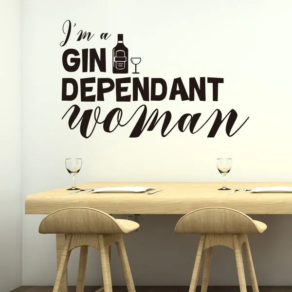 Zidna naljepnica Gin - Zagreb, Novi Zagreb - istok