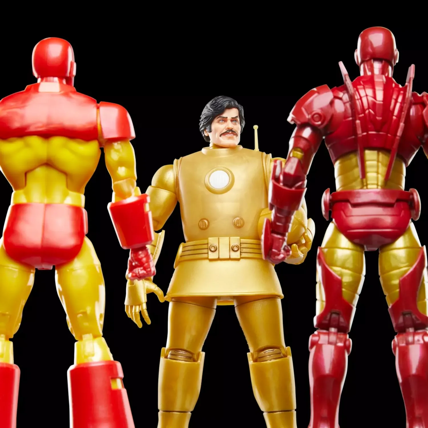 marvel legends series: iron man (model 01 – gold) figura, 15cm - slika 7