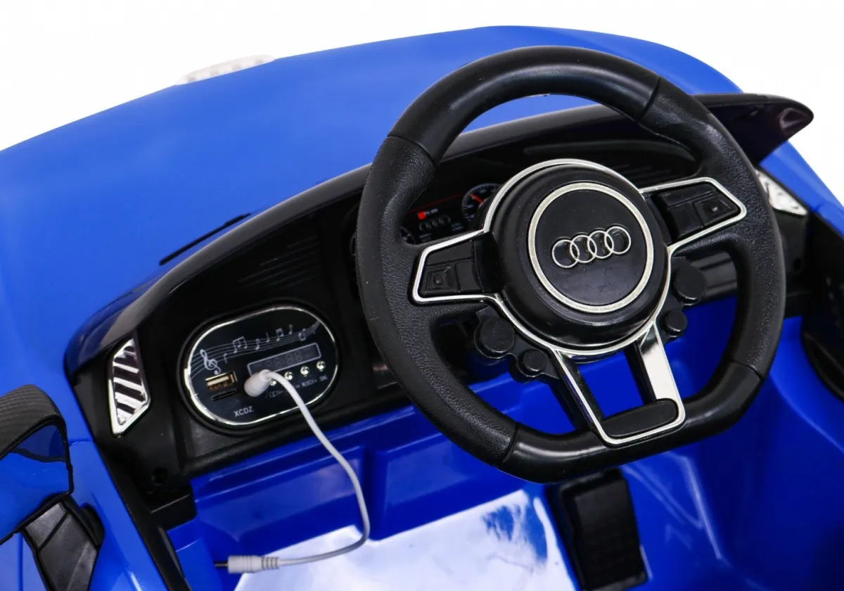 licencirani auto na akumulator audi r8 - plavi - slika 6