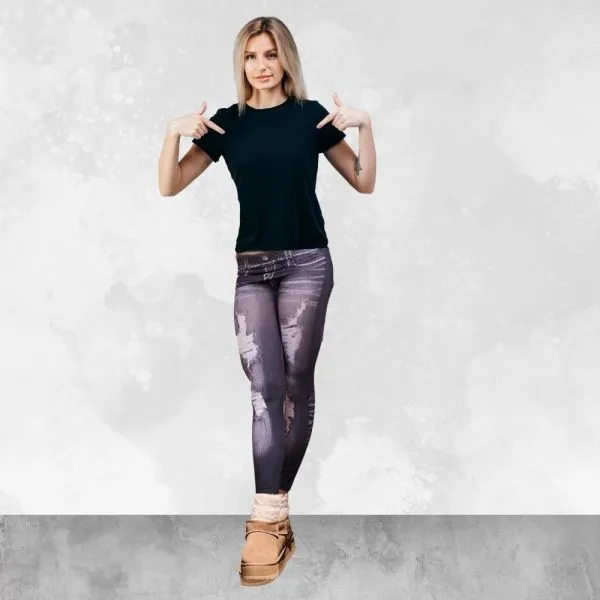 slimfit tajice traperice - slika 3