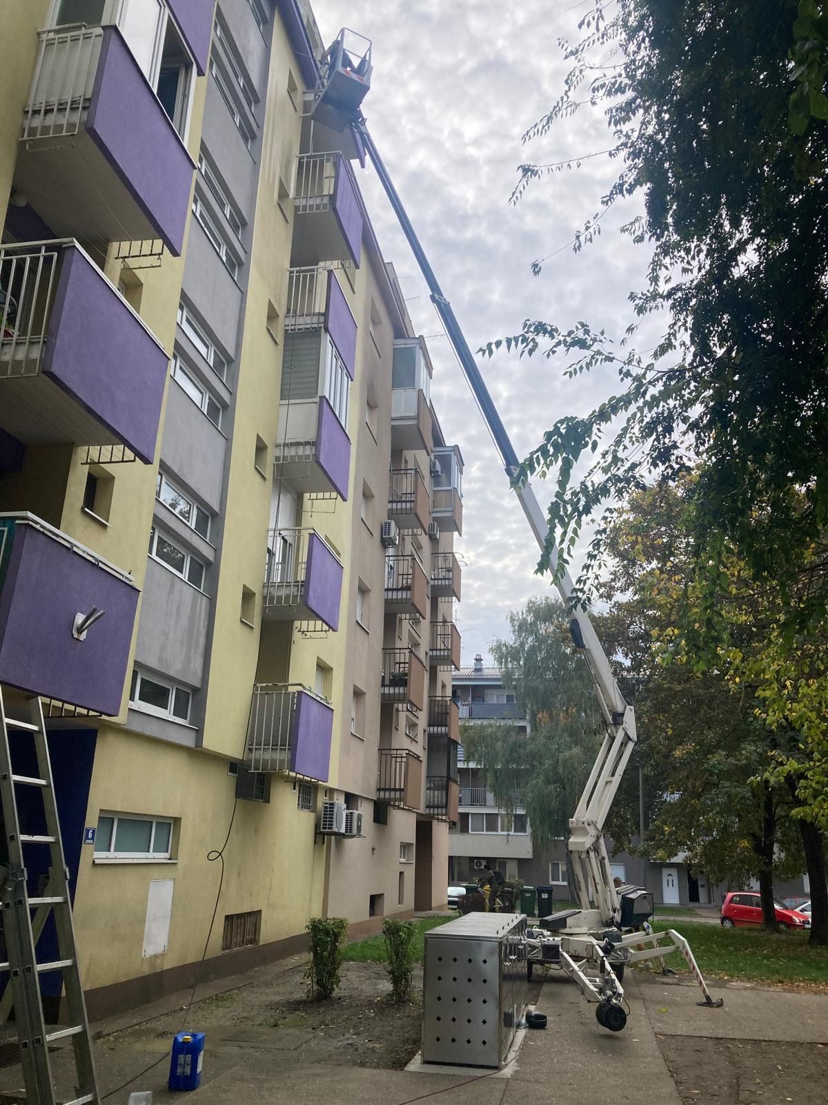 auto košara / korpa za rad na visini / platforma - najam - slika 2