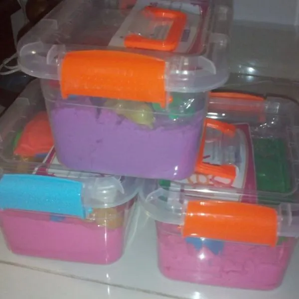 magičan kinetički pijesak - velika posuda 2kg - slika 6