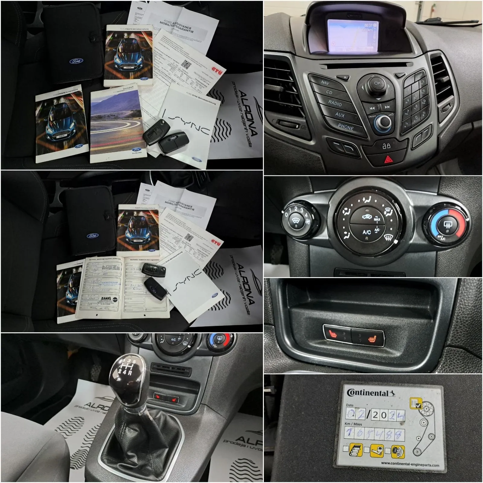 ford fiesta 1.5 tdci*jamstvo* navi,novi zupčasti+servis,zimski kotači - slika 19