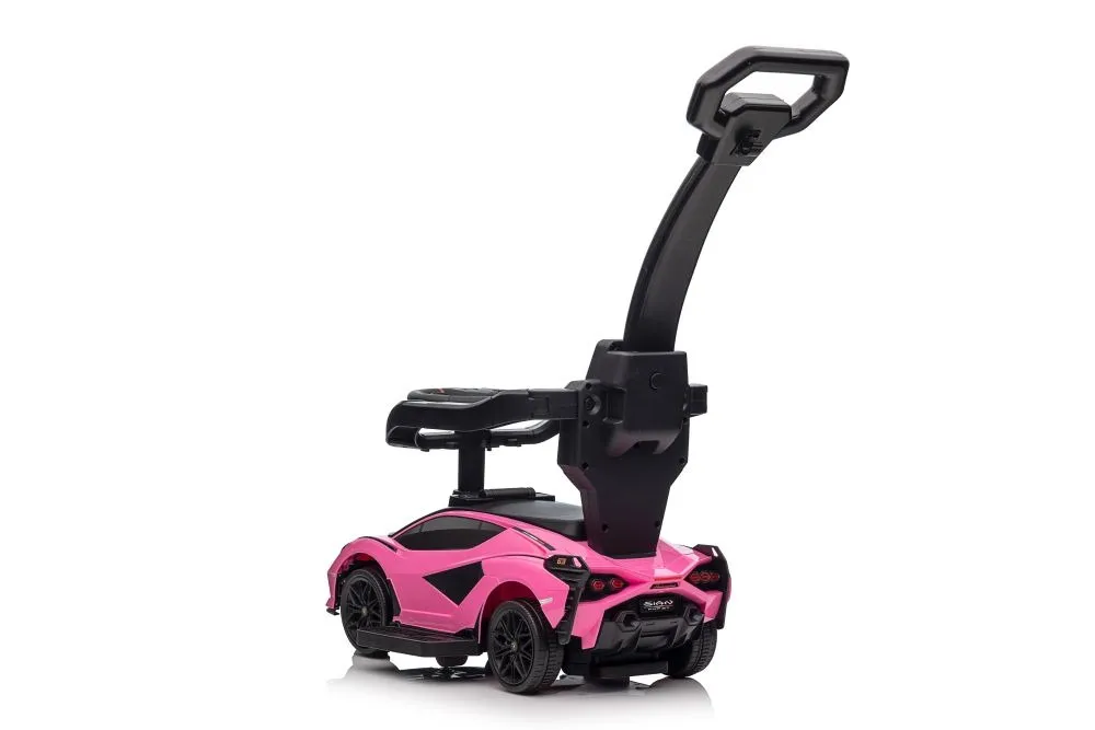 dječja guralica lamborghini qls-996t - roza - slika 7