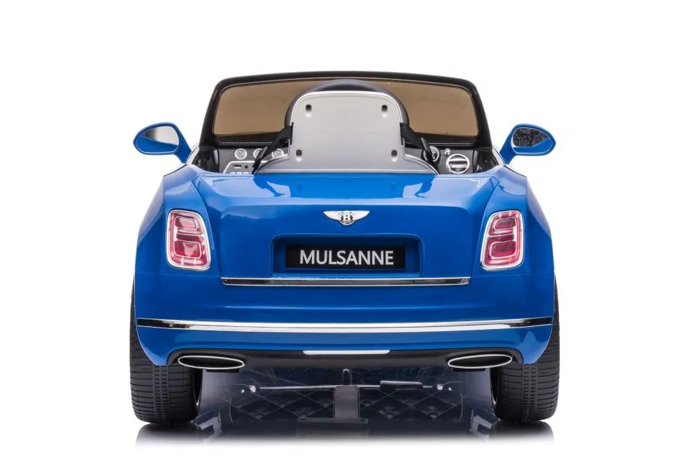 licencirani auto na akumulator bentley mulsanne - plavi/lakirani - slika 5