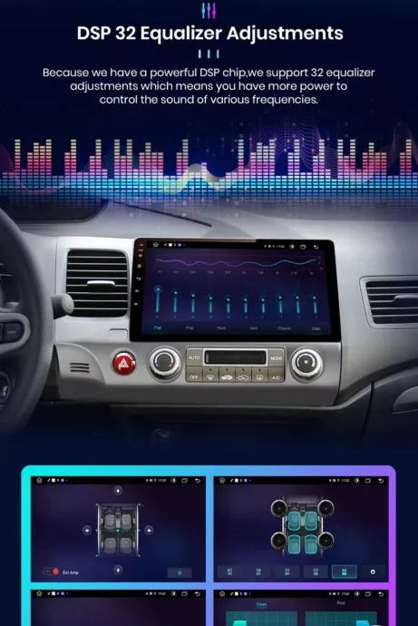 original multimedija honda civic 8. generacija navigacija radio wifi - slika 11