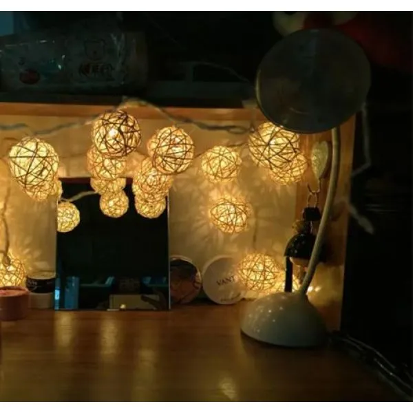 20 led dekorativnih novogodišnjih lampica 250 cm - slika 4