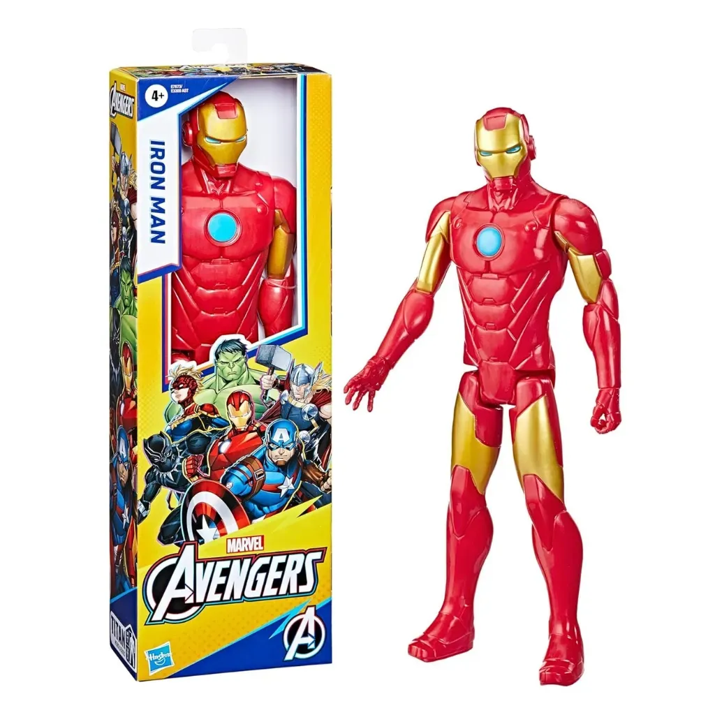 hasbro titan hero: avengers – iron man figura, 30cm - slika 4