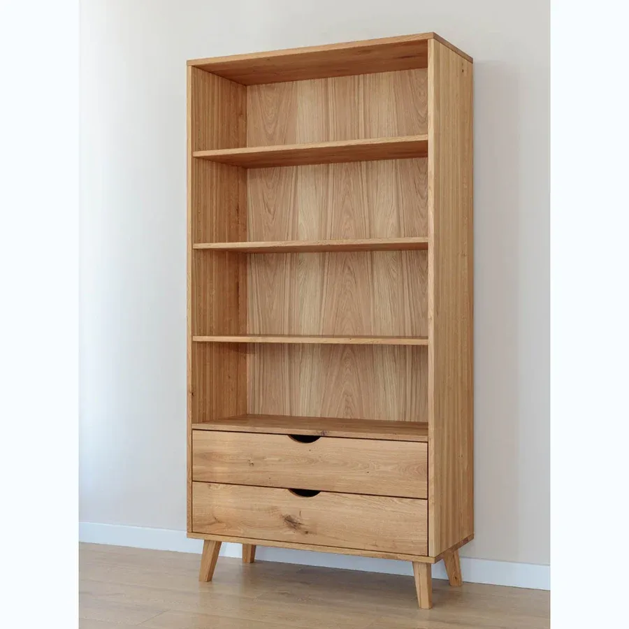 Vitrina Simona 40x180 cm, Materijal: Masivno Drvo Hrast - Čakovec