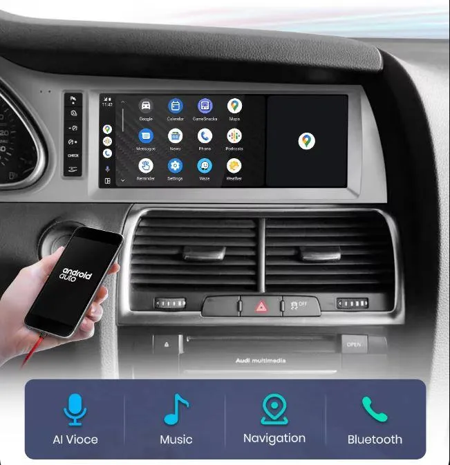 audi q7 4l original navigacija android multimedija ekran radio kamera - slika 3