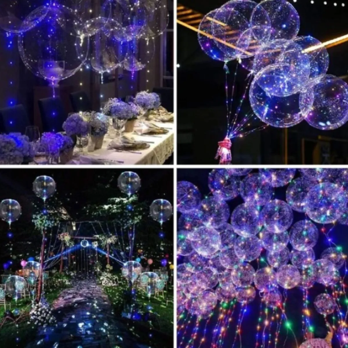 magični led balon sa 2metra svjetleće trake - slika 6